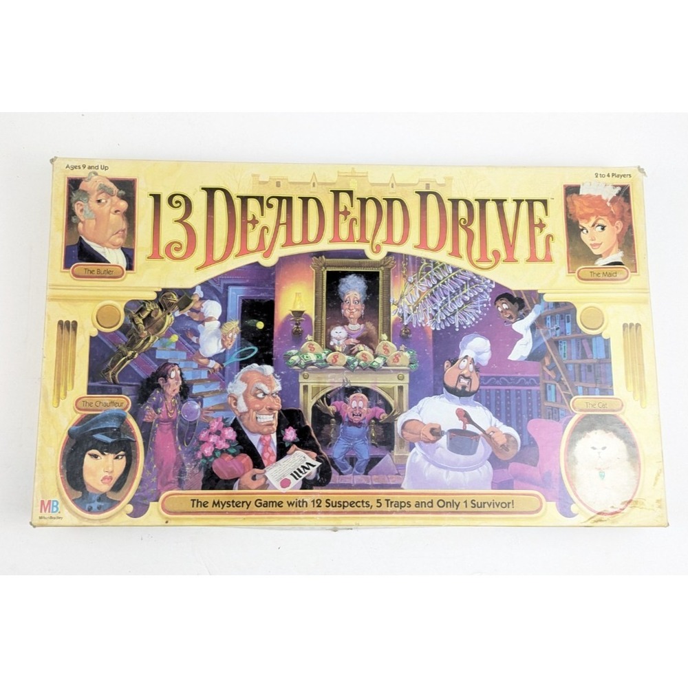 13 Dead End Drive board game by Milton Bradley from 1993 100% Complete